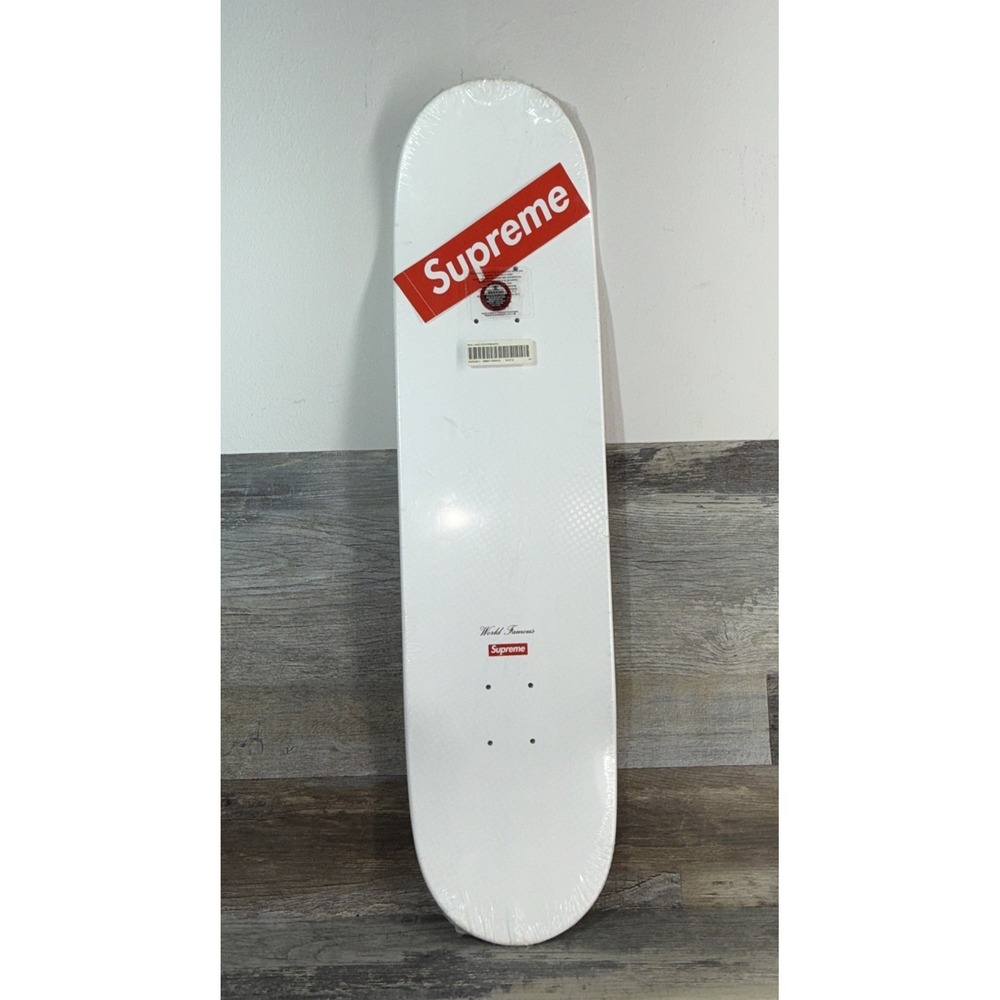 Supreme Tonal Box Logo Skateboard Skate Deck White Sealed New